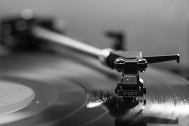 record player, vinyl, phonograph record, mono, music, plastic, record, reflection, sound, turntable, vintage, gray music, gray vintage, music, music, music, music, music. Tiny Scene Case Studies Materials Records: A Guide