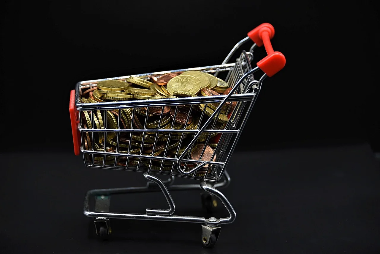 shopping venture, coins, money, miniature, shopping venture, shopping venture, money, money, money, money, money. How to price supplies for book nook projects: the honest picture