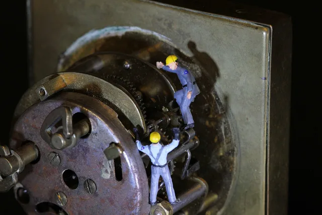 clockwork, mechanics, miniature figures, technology, clock, repair, metal, stole, machine, industry, workers, technician, watchmaker, workwear, protective equipment, security, rusty, old, miniature figure, model train figure, toy, miniature, art, creative, small, little man, figurines, tiny, model construction figure, humorous, fun, h0, 1 87, watchmaker, watchmaker, watchmaker, watchmaker, watchmaker. How to handle miniature building mistakes after they happen, in plain terms