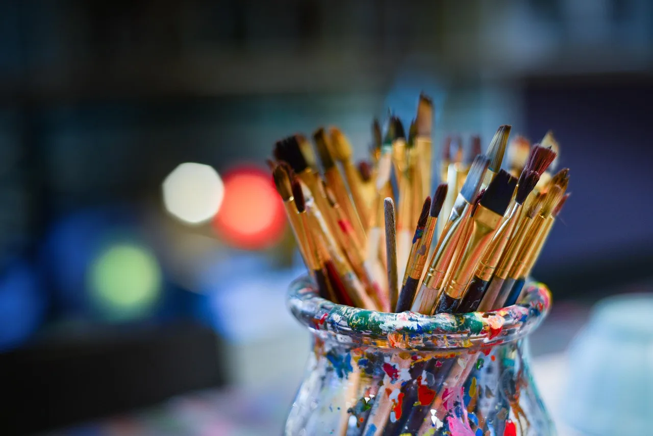 brushes, painter, work shop, bowl, lights, work, creative, creativity, painting, artist, paintbrush, studio, art, brush, drawing, artistic, hobby, color, tool, paint, palette, blue work, blue light, blue art, blue shop, blue painting, blue paint, blue tools, blue color, blue creative, blue drawing, blue lights, painting, painting, artist, art, art, art, art, art, drawing, paint. How winter heating changes glue, paint and wood in a Canadian miniature workspace