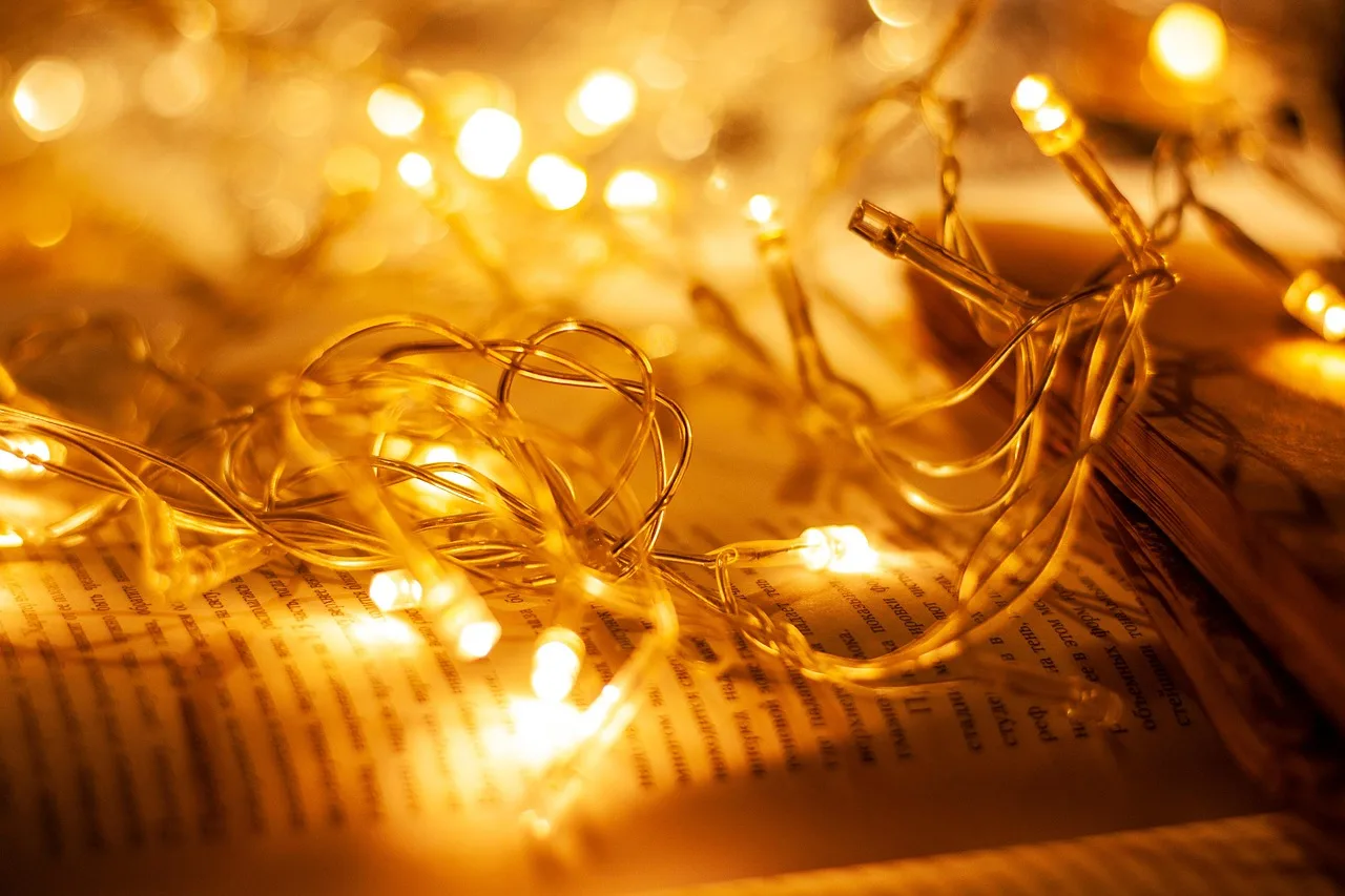 fairy lights, book, cozy, fairy lights, fairy lights, fairy lights, fairy lights, fairy lights, book, cozy. How to Wire a Book Nook With Battery LED Lights and Hide the Cords